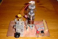 Single valve eighty meter (3.5 MHz) transmitter